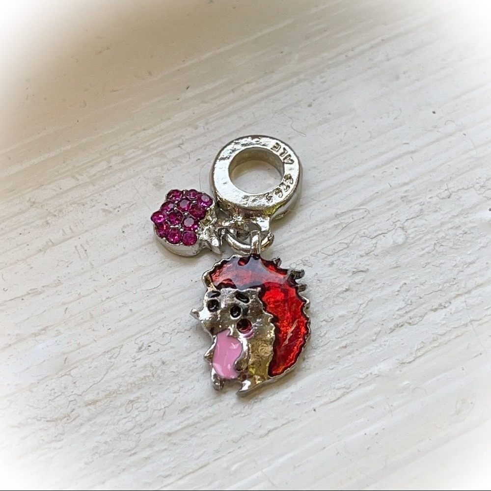 💕Beautiful Hedgehog Charm Large Hole💕